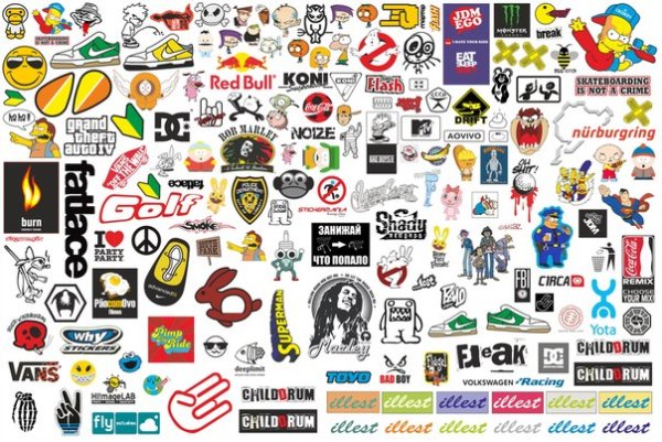 Стикеры для распечатки кино