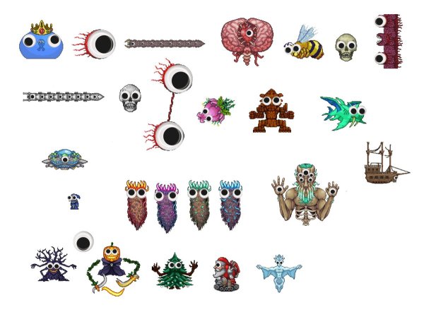 Террария игрушки боссы