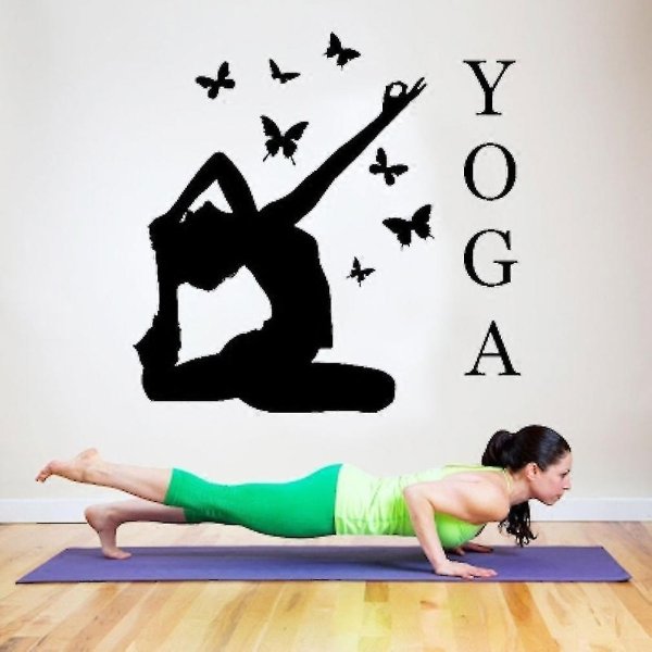 Наклейки йога Стикеры