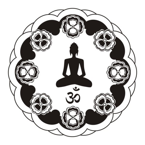 Наклейки йога Стикеры