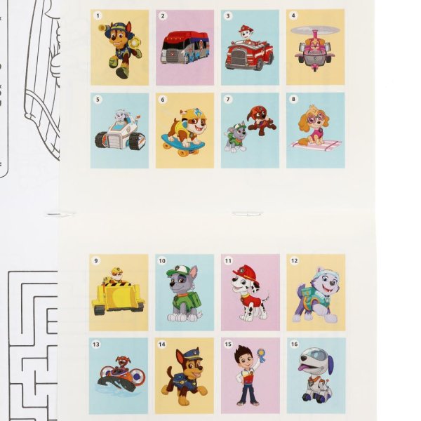 Верные друзья. Щенячий патруль (наклей и раскрась малый Формат)