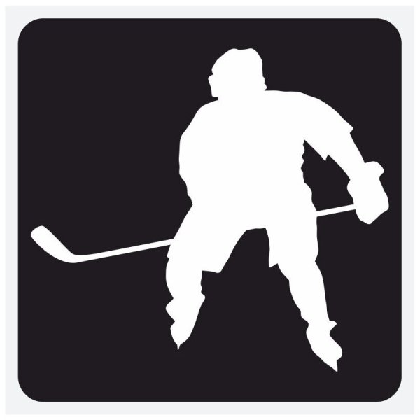 Наклейка хоккеист