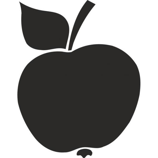 Наклейка яблоко
