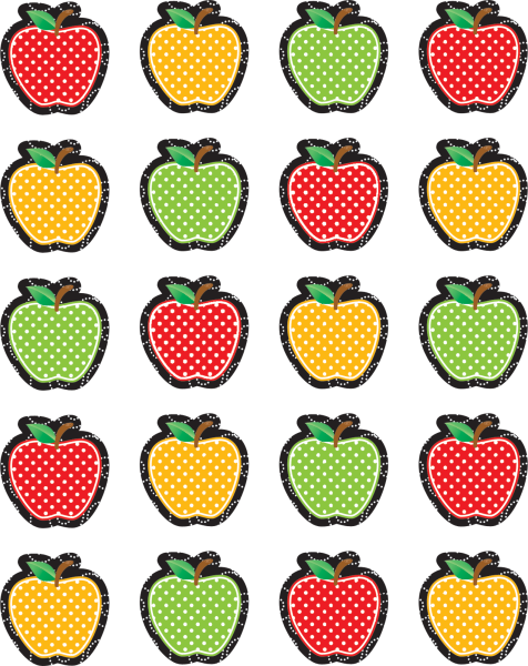 Наклейки яблочки