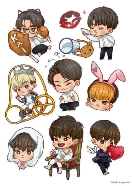 Стикеры Корея k-Pop