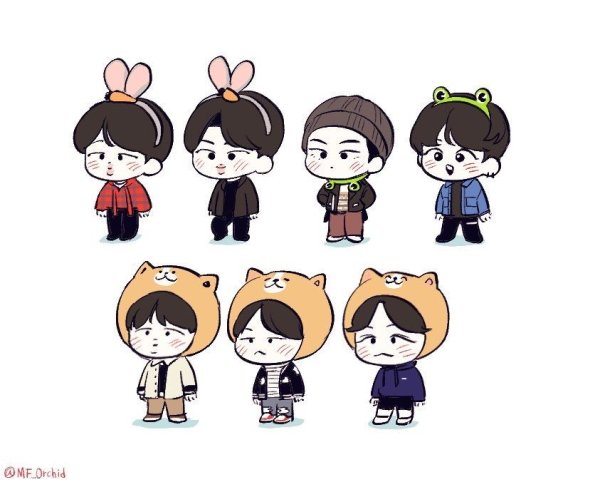 EXO участники Чиби