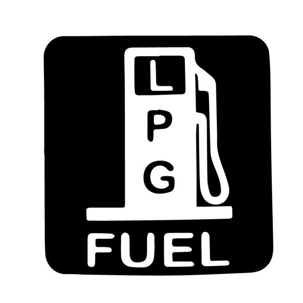 Наклейка дизельное топливо