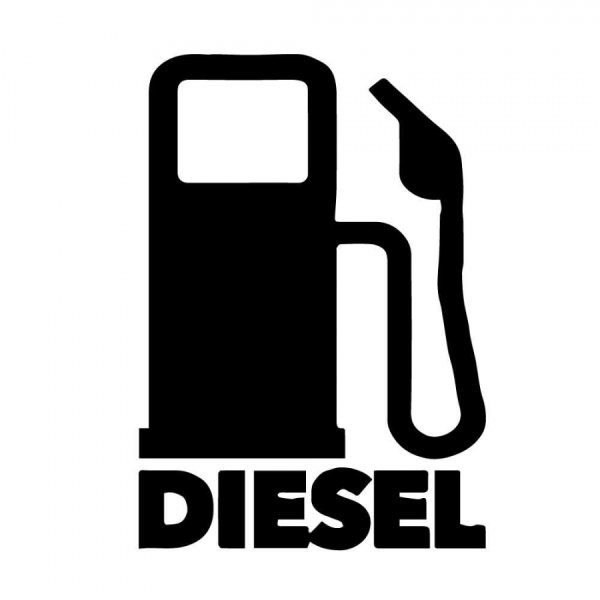 Наклейка на бензобак автомобиля