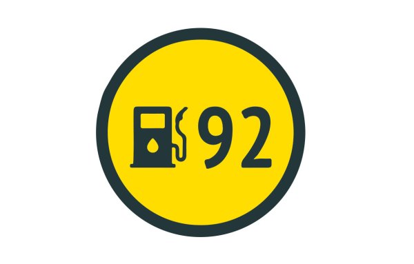 Бензин на прозрачном фоне