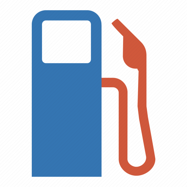 Надпись бензин