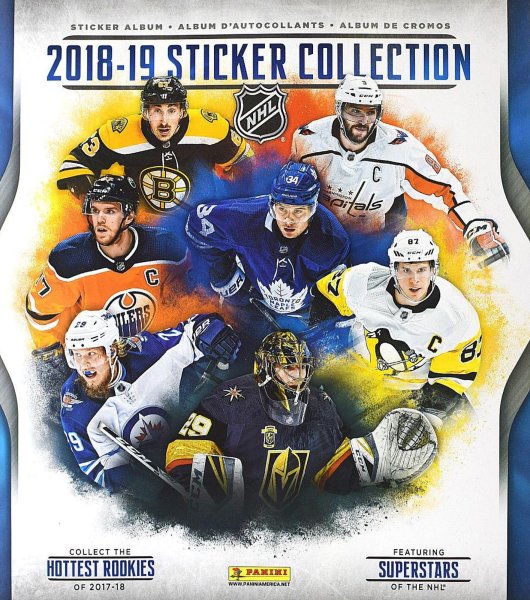 Журнал с наклейками хоккей