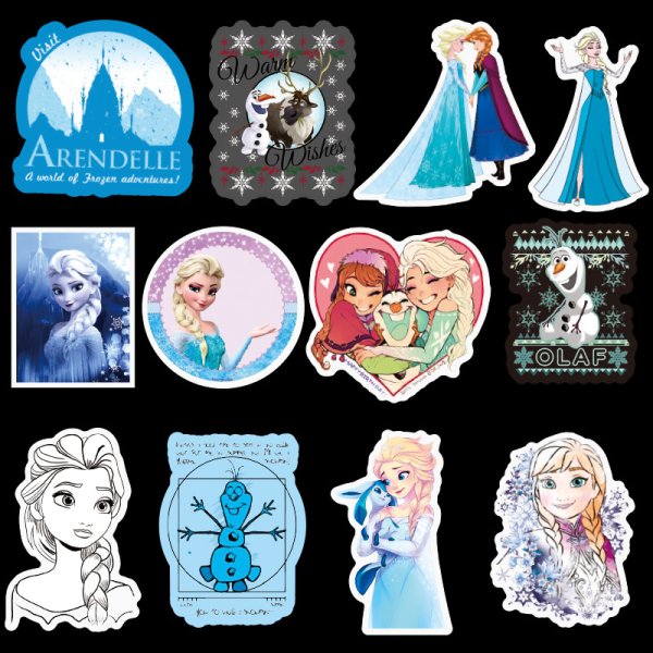 Стикеры принцесса Эльза