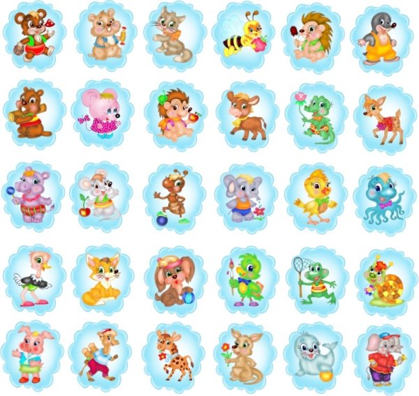 Маркировка детских шкафчиков в детском саду