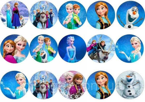 Наклейки Эльза