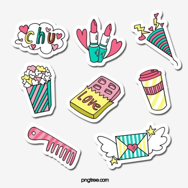 Стикер векторный клипарт