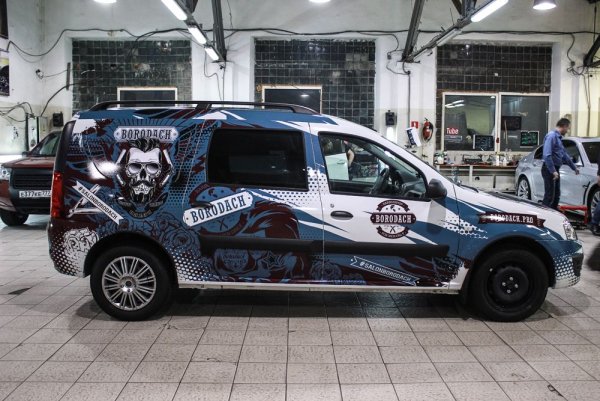 Лада Ларгус фургон брендированный