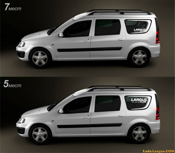Наклейка на Лада Ларгус кросс