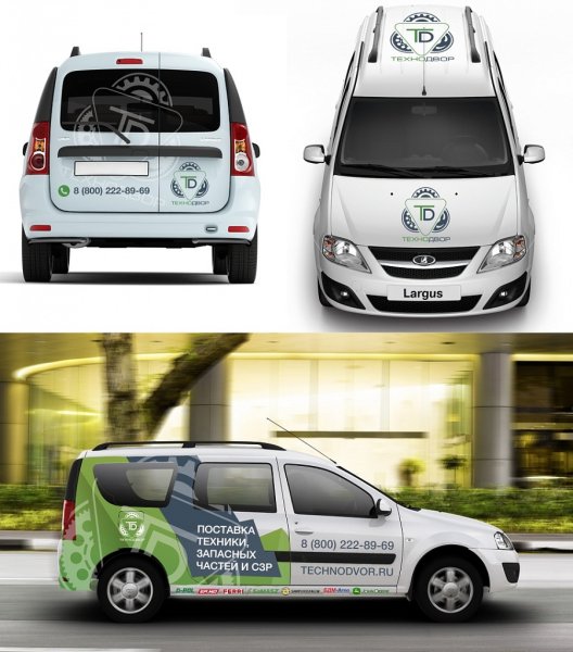 Lada Largus брендирование