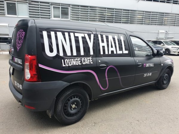 Реклама на машине