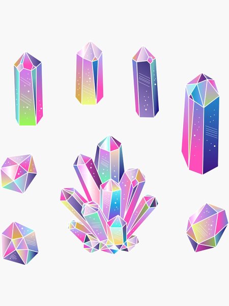 Стикеры "Кристалл"