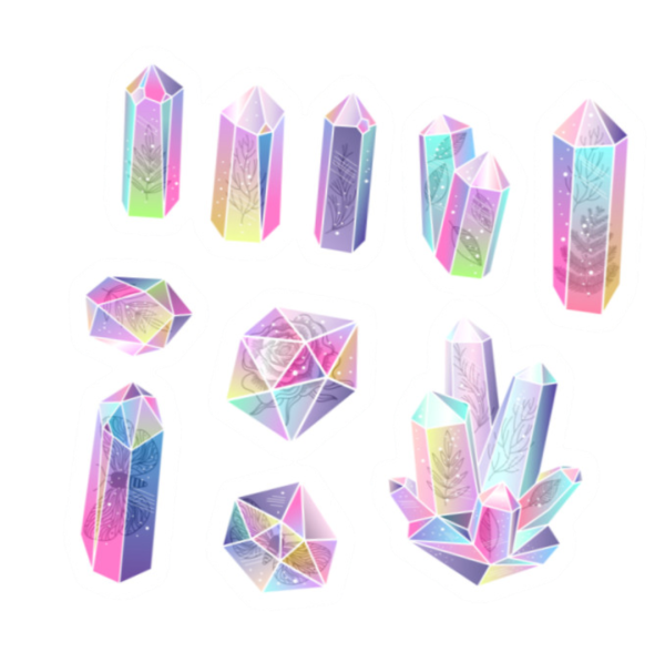 Стикеры "Кристалл"