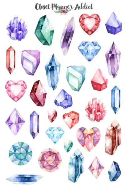 Фиолетовый Кристалл арт