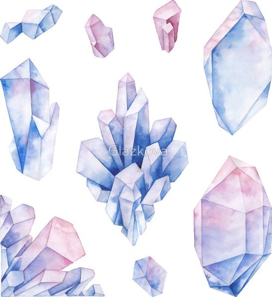 Стикеры кристалликов