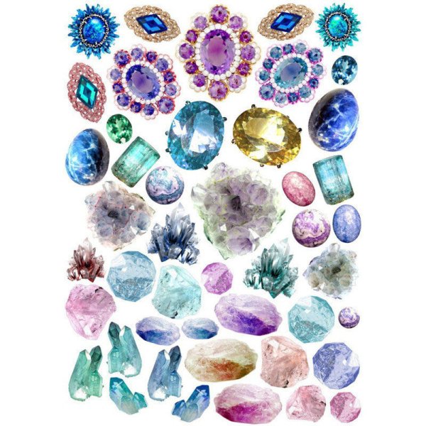 Стикеры Кристаллы авторские