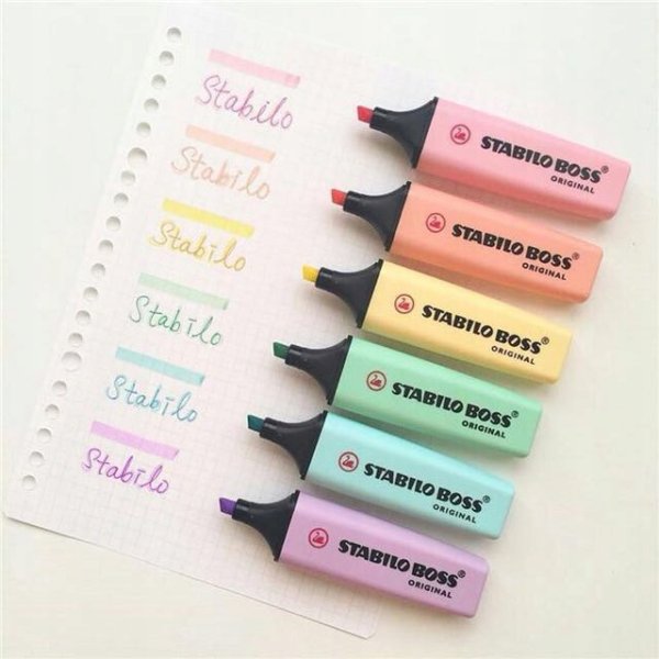 Маркеры Stabilo Boss 15 цветов