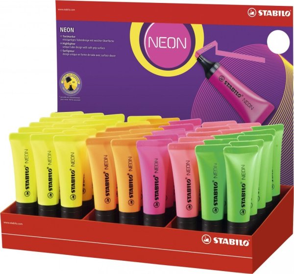 Стабило неон текстовыделитель