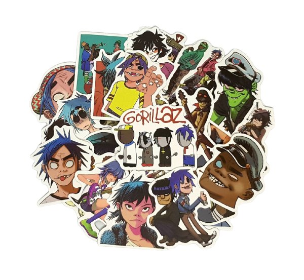 Наклейки Gorillaz