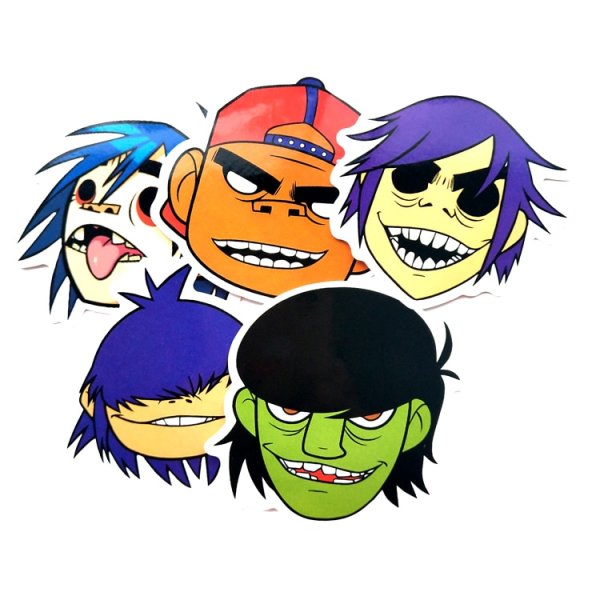 Gorillaz Стикеры