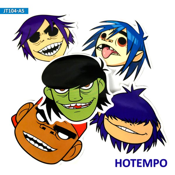 Наклейки Gorillaz