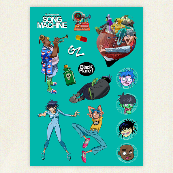 Группа Gorillaz персонажи