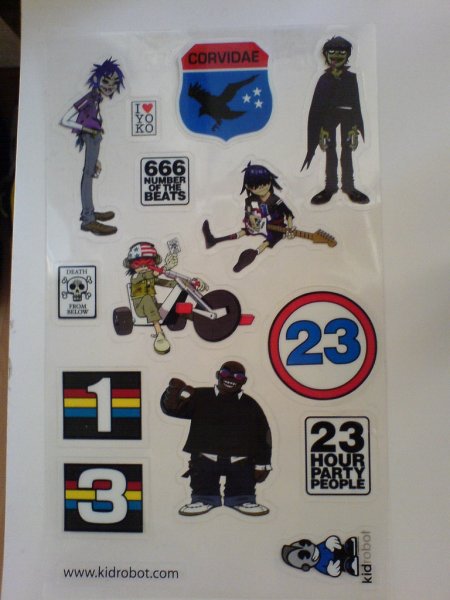 Gorillaz Стикеры
