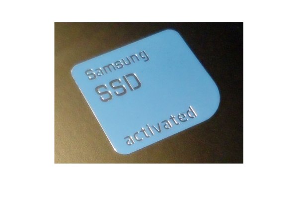 Этикетка SSD Samsung