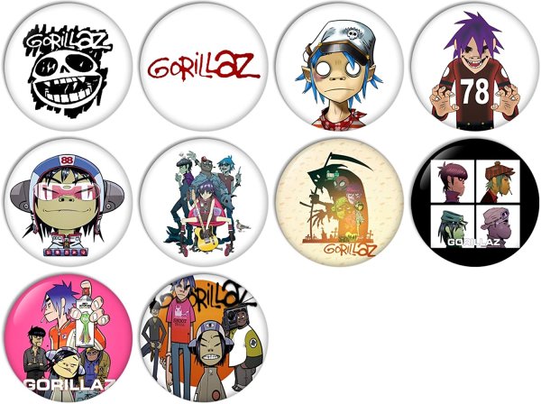 Gorillaz Full body poses