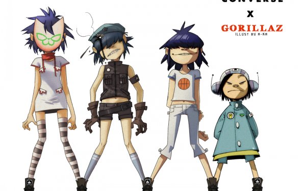 Gorillaz логотип группы