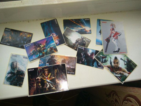 Наклейки Игромании из журнала