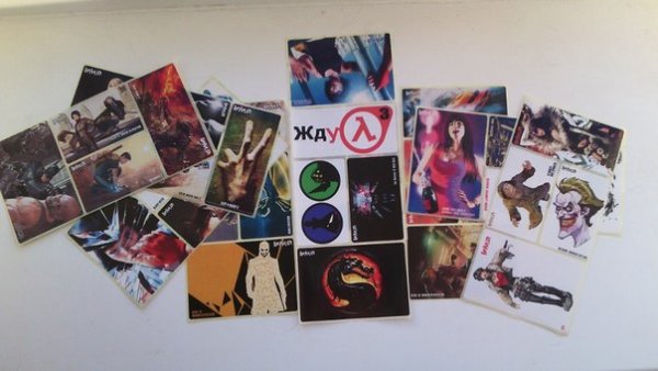 Наклейки Игромании из журнала