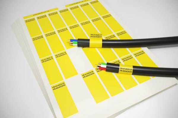 Стикеры для маркировки проводов