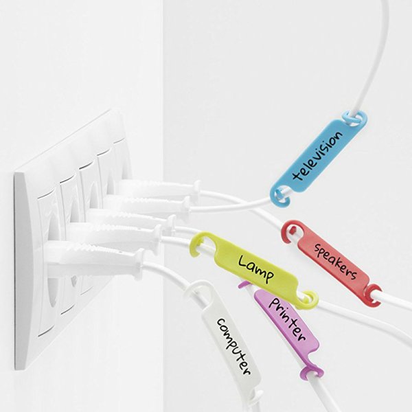 Бирки для кабеля цветные