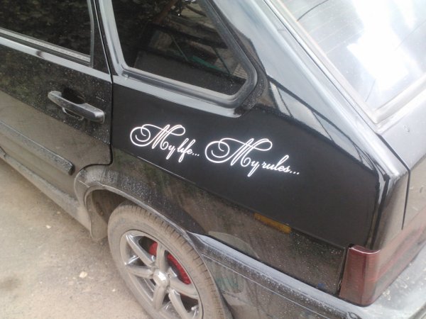 ВАЗ 2114 стикер