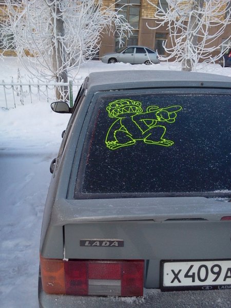 ВАЗ 2114 стикер