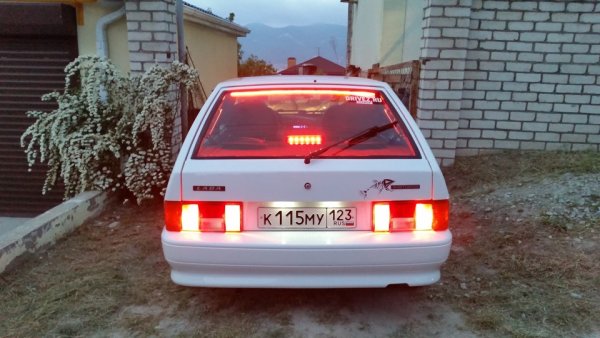 Стопари Ауди на ВАЗ 2114