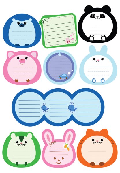 Наклейки для подписи