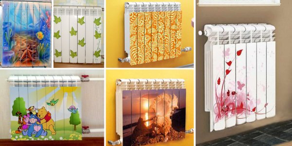 Наклейка на батарею