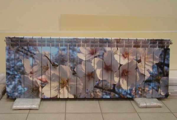 Фотопечать на радиаторах отопления