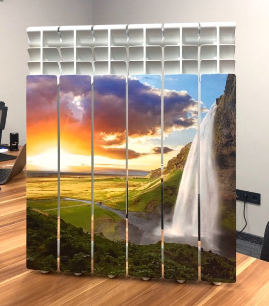 Фотопечать на радиаторах отопления