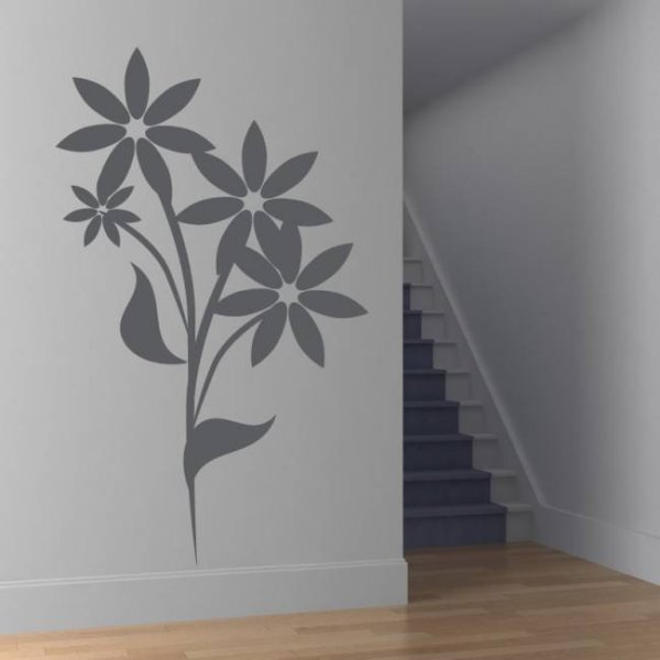 Трафаретные узоры на стены